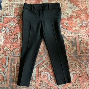 Ann Taylor Petite 4 Black straight leg ankle pant